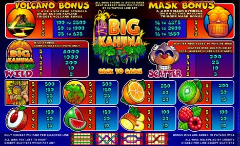 Big Kahuna Slot Machine | Big Kahuna Slot by Microgaming
